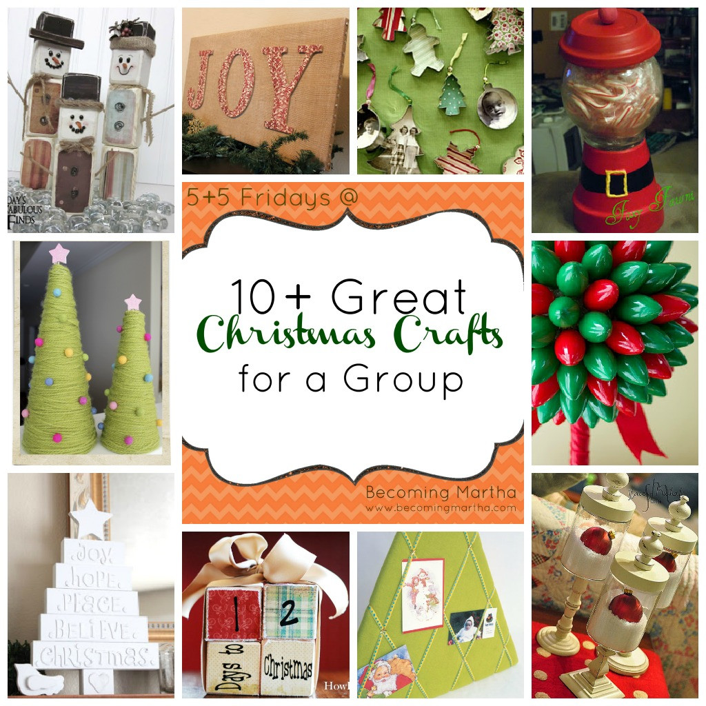 Group Christmas Gift Ideas
 10 Great Group Christmas Crafts