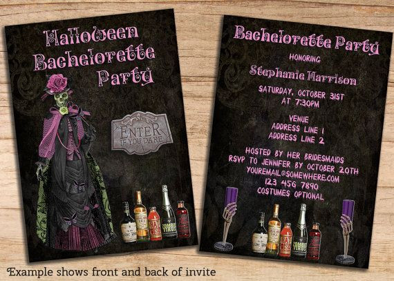 Halloween Bachelorette Party Ideas
 1000 images about Bachelorette Ideas on Pinterest