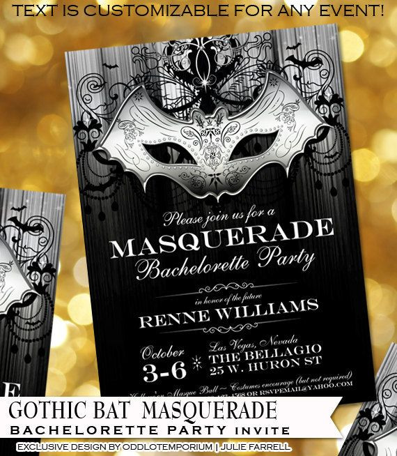 Halloween Bachelorette Party Ideas
 416 best images about Masquerade Theme on Pinterest