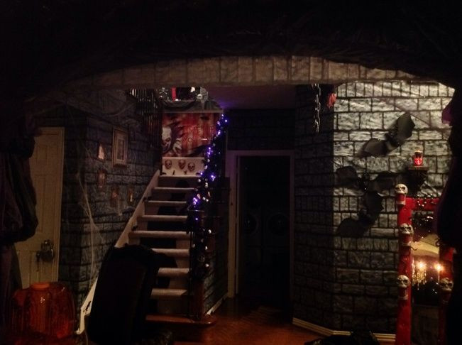 Halloween Basement Decorating Ideas
 Basement dungeon with Scene Setters