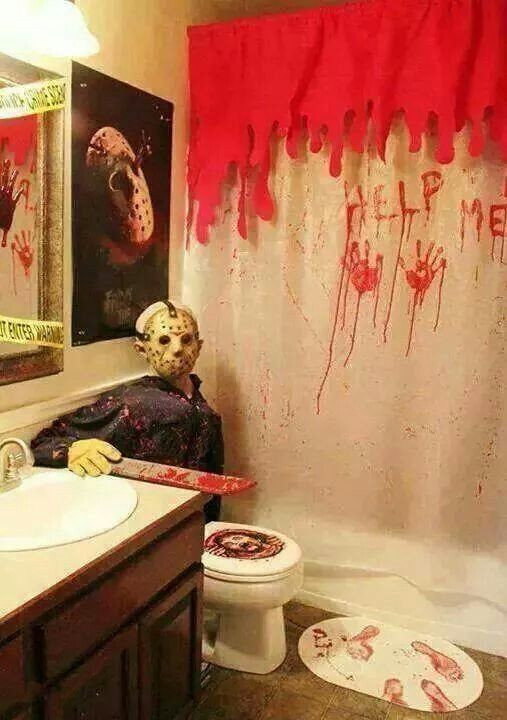 Halloween Bathroom Decor
 Best 25 Monster house ideas on Pinterest