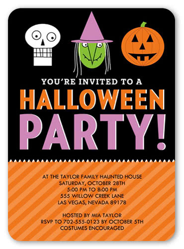 Halloween Birthday Party Invitation Ideas
 18 Halloween Invitation Wording Ideas