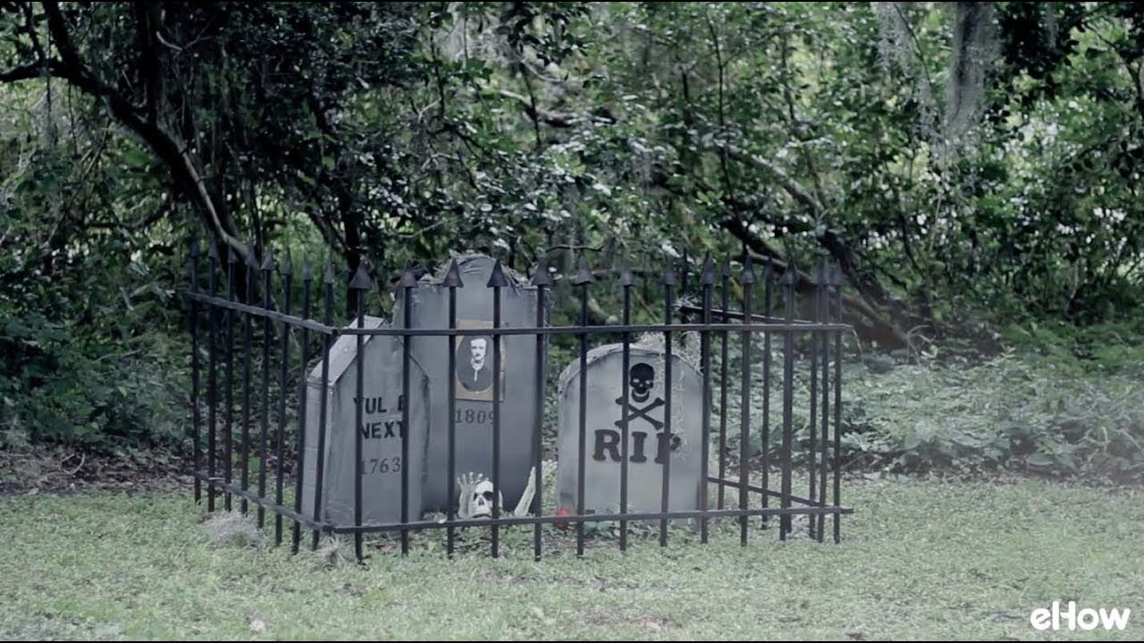 Halloween Cemetery Fence Ideas
 How to Make a Cheap Cemetery Fence for Halloween