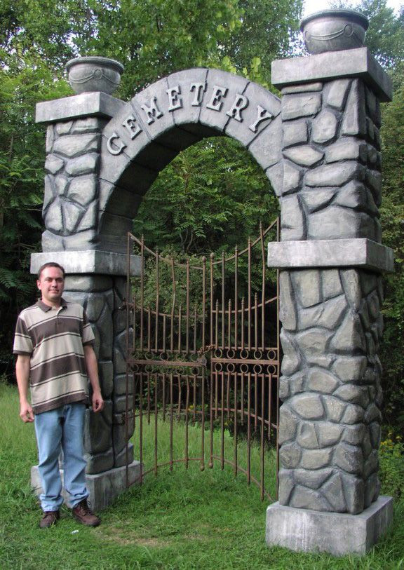 Halloween Cemetery Gate
 82 best Halloween Cemetery Gates Arches and Entrances