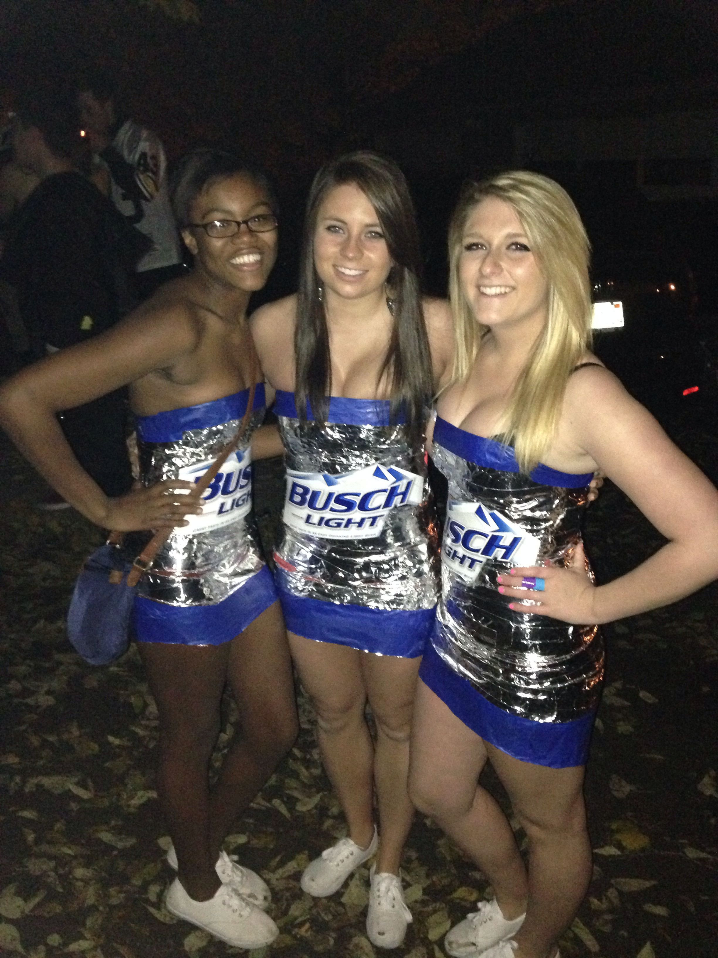 Halloween Costume Ideas College Party
 Busch light duct tape Anything but clothes party idea