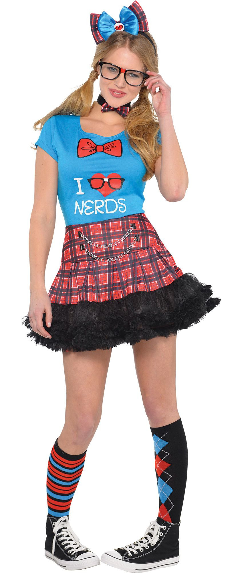Halloween Costume Ideas Party City
 Women s Geek Chic Nerd Costume Accessories