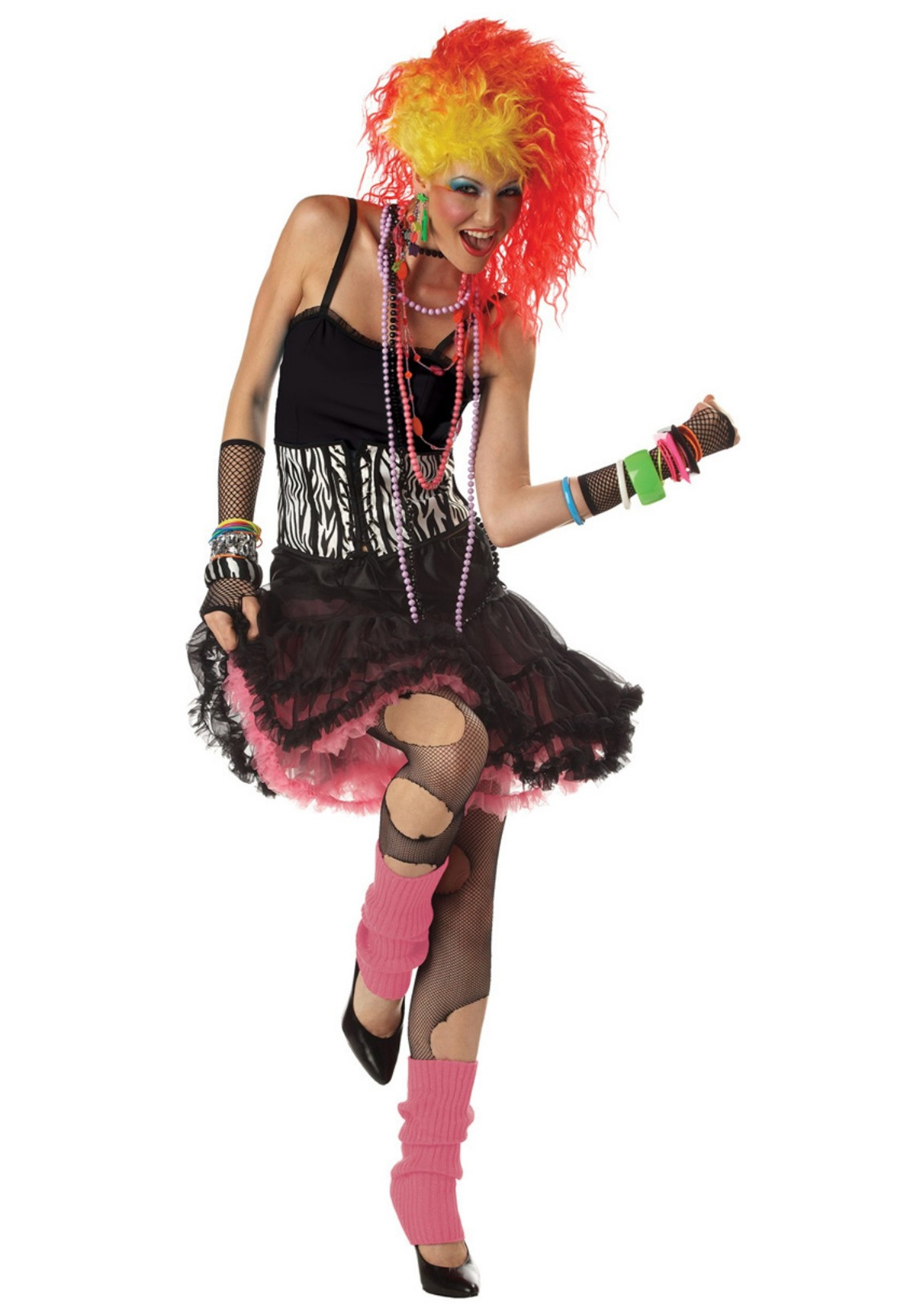 Halloween Costumes Party Ideas
 80s Party Girl Costume y 80s Halloween Costumes