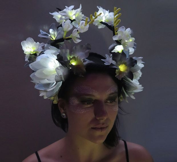 Halloween Costumes With Flower Crowns
 19 best Clothing EL and LED images on Pinterest