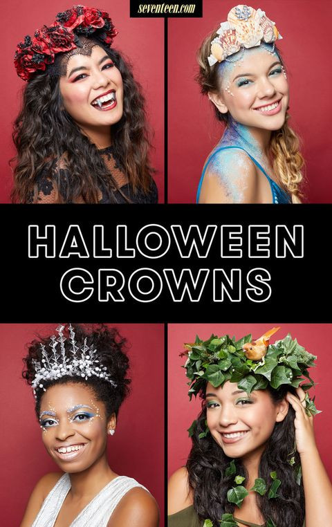 Halloween Costumes With Flower Crowns
 5 DIY Halloween Flower Crowns Mermaid Crown Tutorial