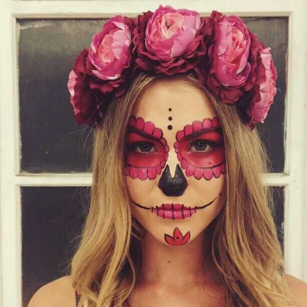Halloween Costumes With Flower Crowns
 Best 25 Sugar skull halloween ideas on Pinterest