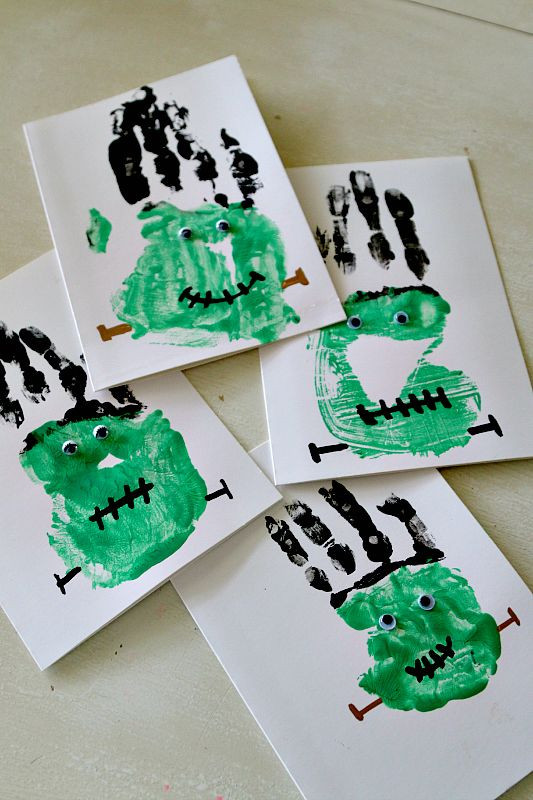 Halloween Craft Ideas Preschoolers
 Frankenstein Halloween and Crafts on Pinterest