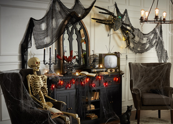 Halloween Decor Indoor
 Get Ghoulish with Skeletons More for Indoor Halloween