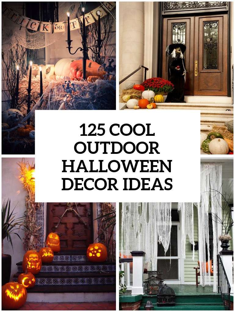 Halloween Decor Outdoor
 125 Cool Outdoor Halloween Decorating Ideas DigsDigs