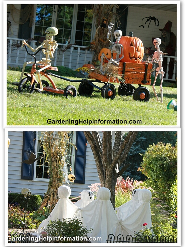 Halloween Decorations Outdoor
 Hilarious Skeleton Decorations For Your Yard on Halloween