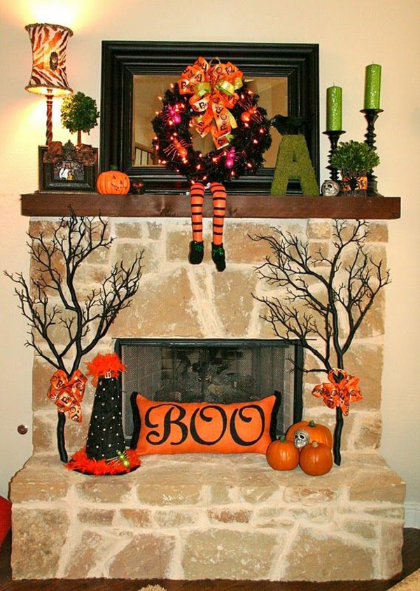 Halloween Fireplace Decorations
 Halloween Decoration Crafts And Festive Mood Creation