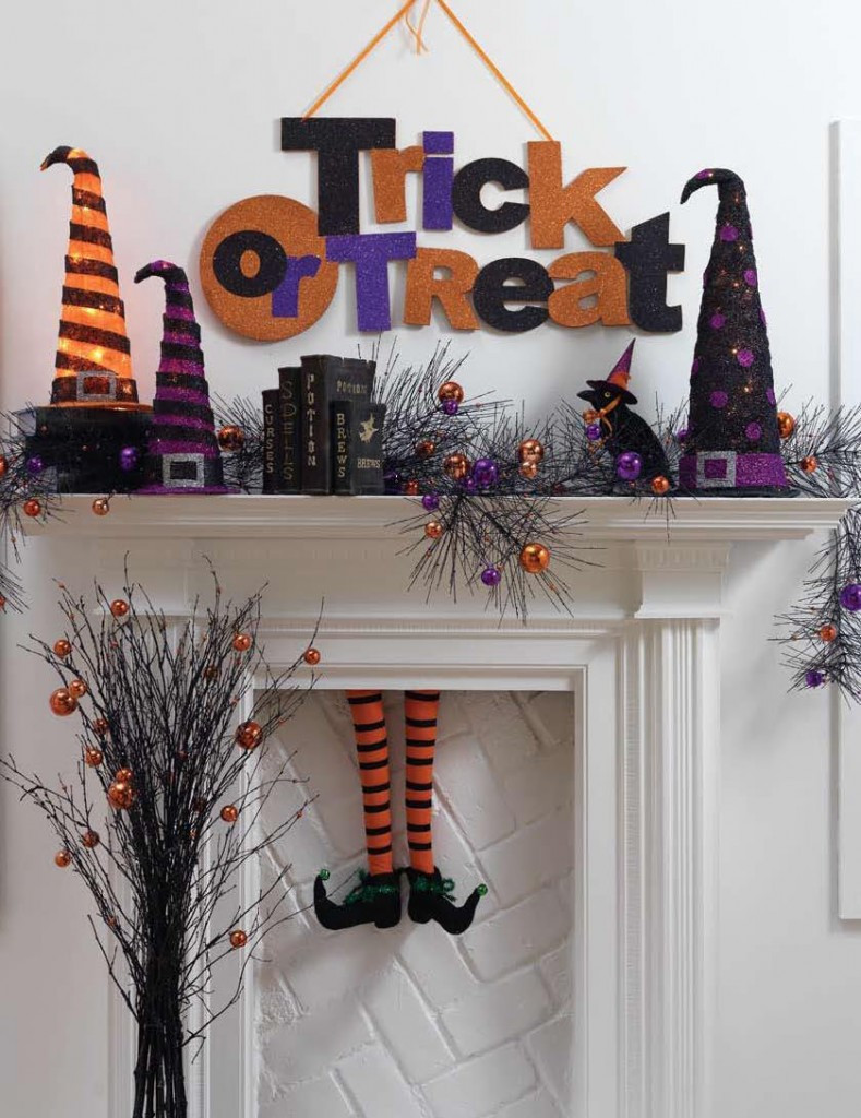 Halloween Fireplace Decorations
 The Best Halloween Mantle Decor Ideas Our Thrifty Ideas