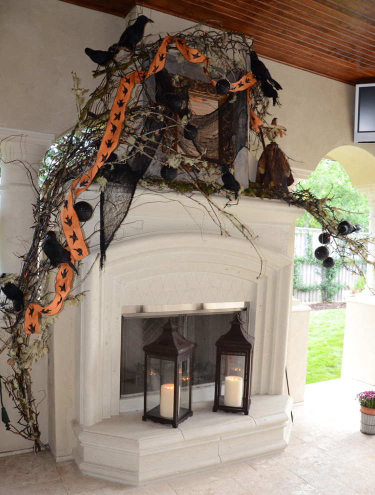 Halloween Fireplace Decorations
 23 Best Ideas For Halloween Decorations Fireplace and Mantel