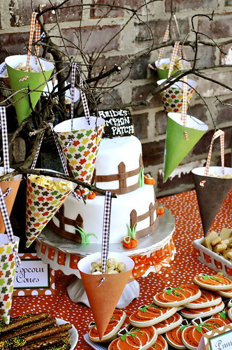 Halloween First Birthday Party Ideas
 Kara s Party Ideas Pumpkin Patch 1st Birthday Party
