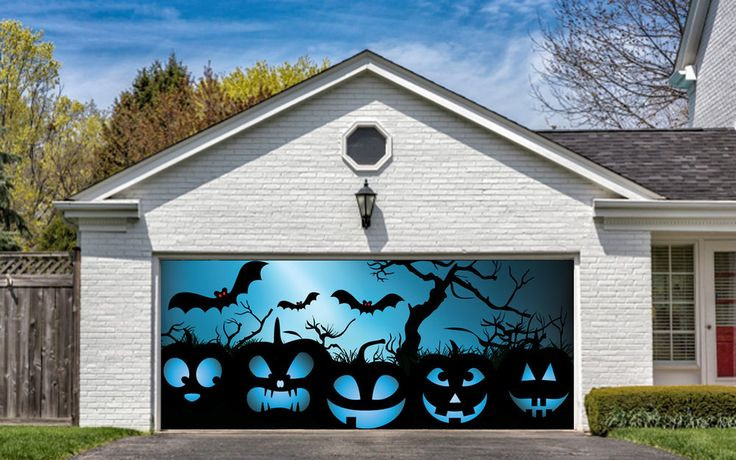 Halloween Garage Door Covers
 Best 25 Halloween garage door ideas on Pinterest