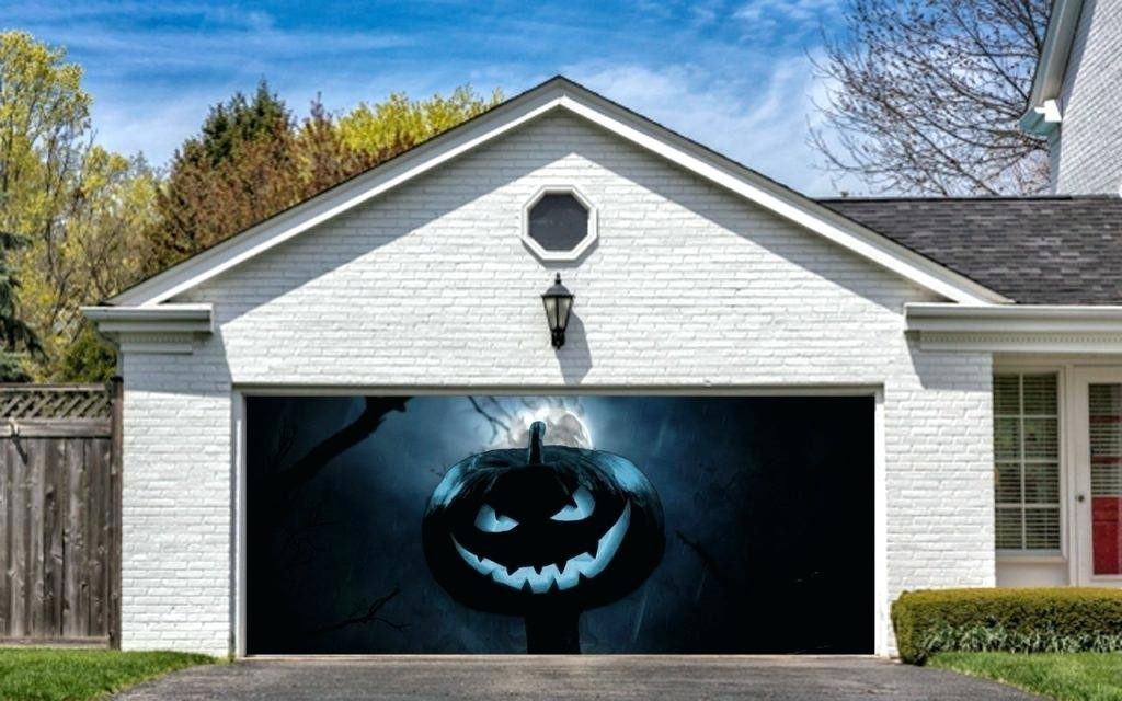 Halloween Garage Door Decals
 Halloween Garage Door Decoration Ideas