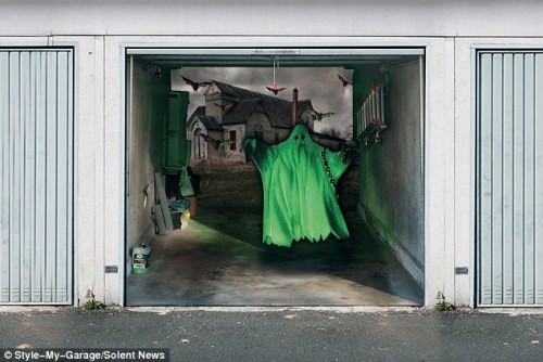 Halloween Garage Door Decals
 SpOOky Garage Doors