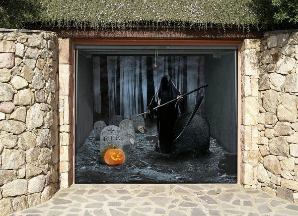 Halloween Garage Door Decals
 359 best Halloween Elegant Creepy images on Pinterest