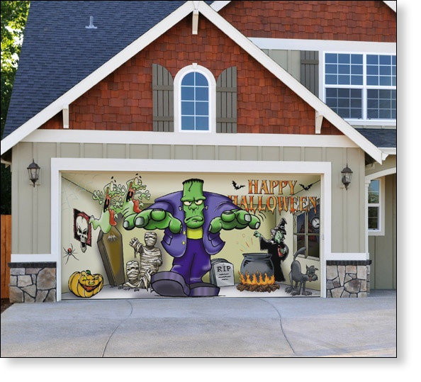 Halloween Garage Door Decals
 275 best images about Garage on Pinterest