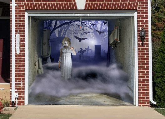 Halloween Garage Door Decals
 62 best Garage Door Art Stickers images on Pinterest