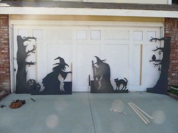 Halloween Garage Door Decorations
 25 best ideas about Halloween Garage Door on Pinterest