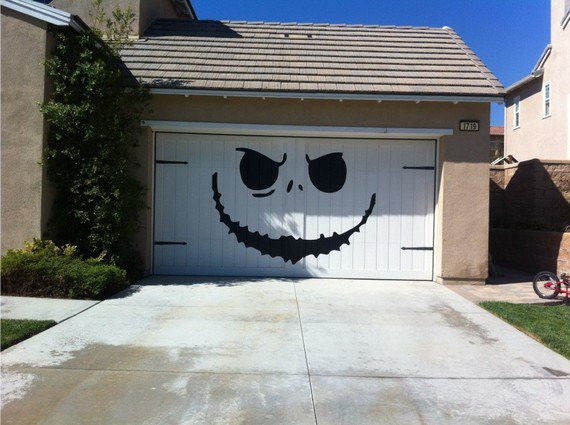 Halloween Garage Door Decorations
 Jack Skellington Nightmare Before from ModernDecals on Etsy