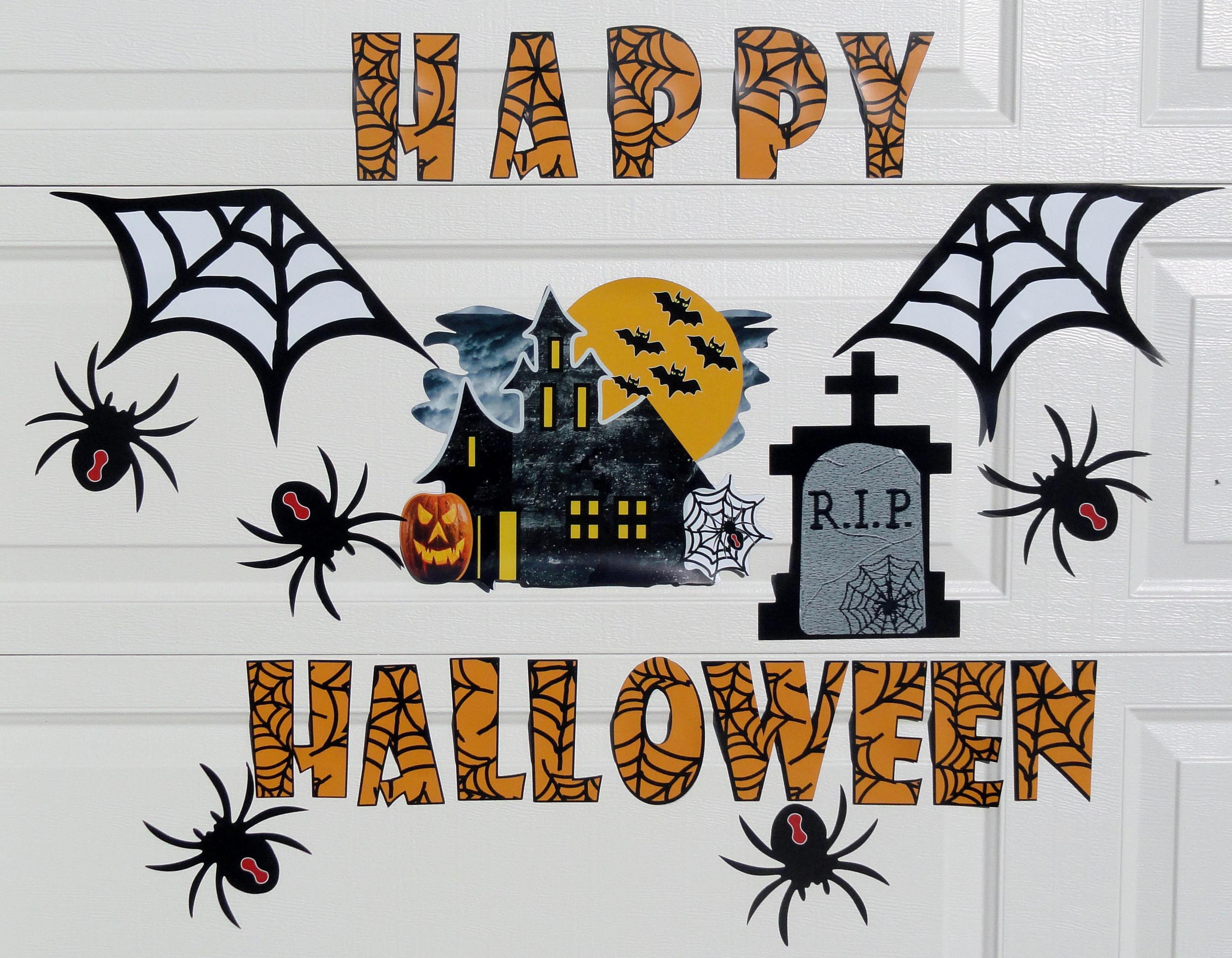 Halloween Garage Door Magnets
 Holiday Garage Door Decorations that are Magnetic