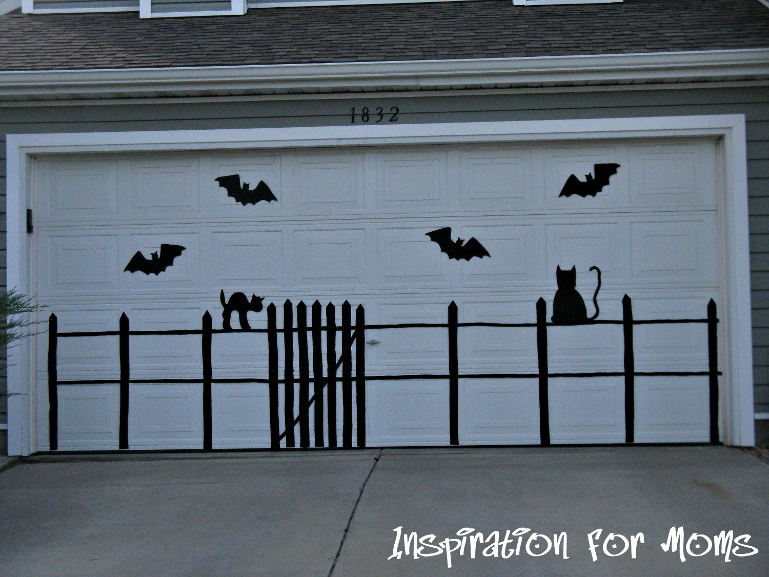 Halloween Garage Door Magnets
 Eerie Outdoor Silhouettes Inspiration For Moms