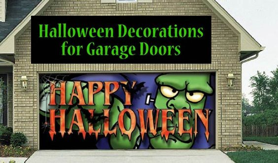 Halloween Garage Door Magnets
 Decorate your garage door with a scary Halloween scene