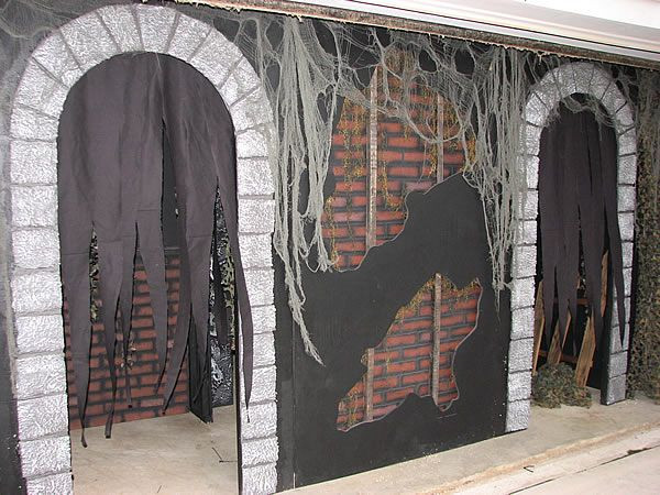 Halloween Garage Ideas
 17 best images about Halloween Cemetery Gates Arches