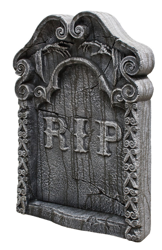 Halloween Grave Stone
 REST IN PEACE TOMBSTONE GRAVEYARD HAUNTED HOUSE HALLOWEEN
