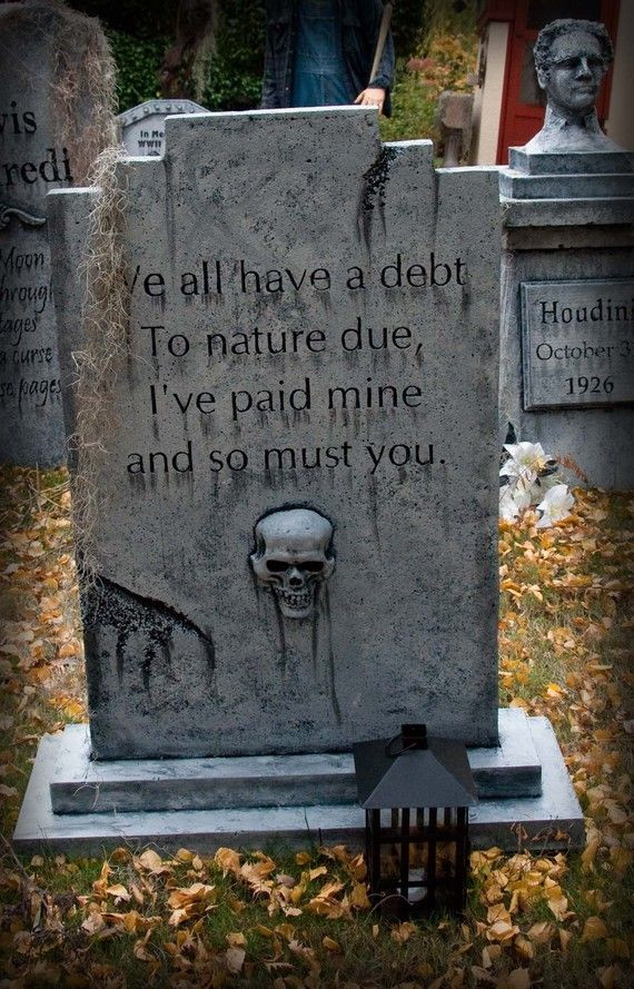 Halloween Grave Stone
 1000 ideas about Halloween Tombstones on Pinterest