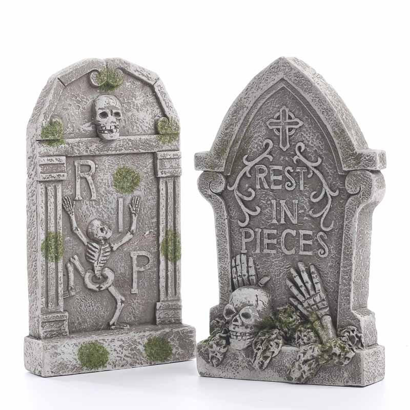 Halloween Grave Stone
 Miniature Halloween Tombstone Fall Craft Supplies Fall