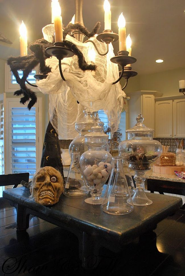Halloween Kitchen Decor
 Best 25 Halloween chandelier ideas on Pinterest