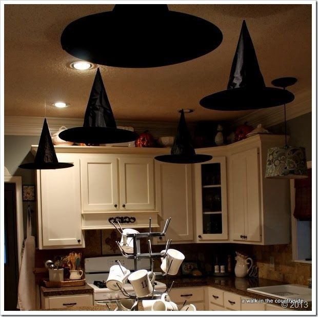 Halloween Kitchen Decor
 1000 ideas about Witch Hats on Pinterest