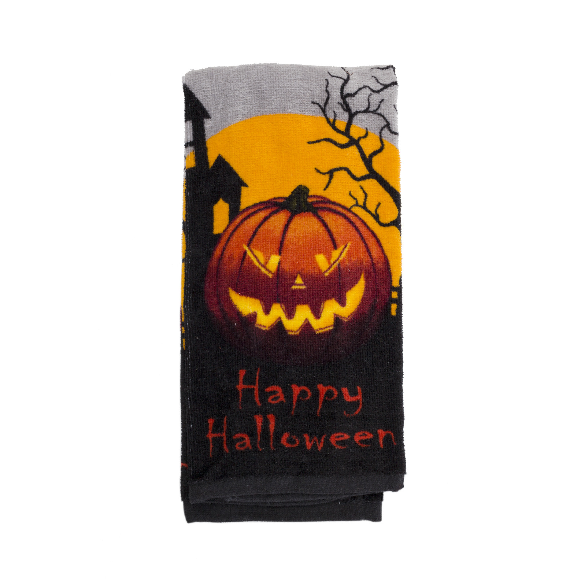 Halloween Kitchen Towels
 Totally Ghoul Jack O Lantern 25" x 15" Halloween Kitchen