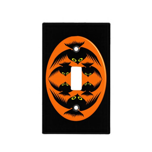 Halloween Lamp Shade Covers
 Halloween Crows Light Switch Cover