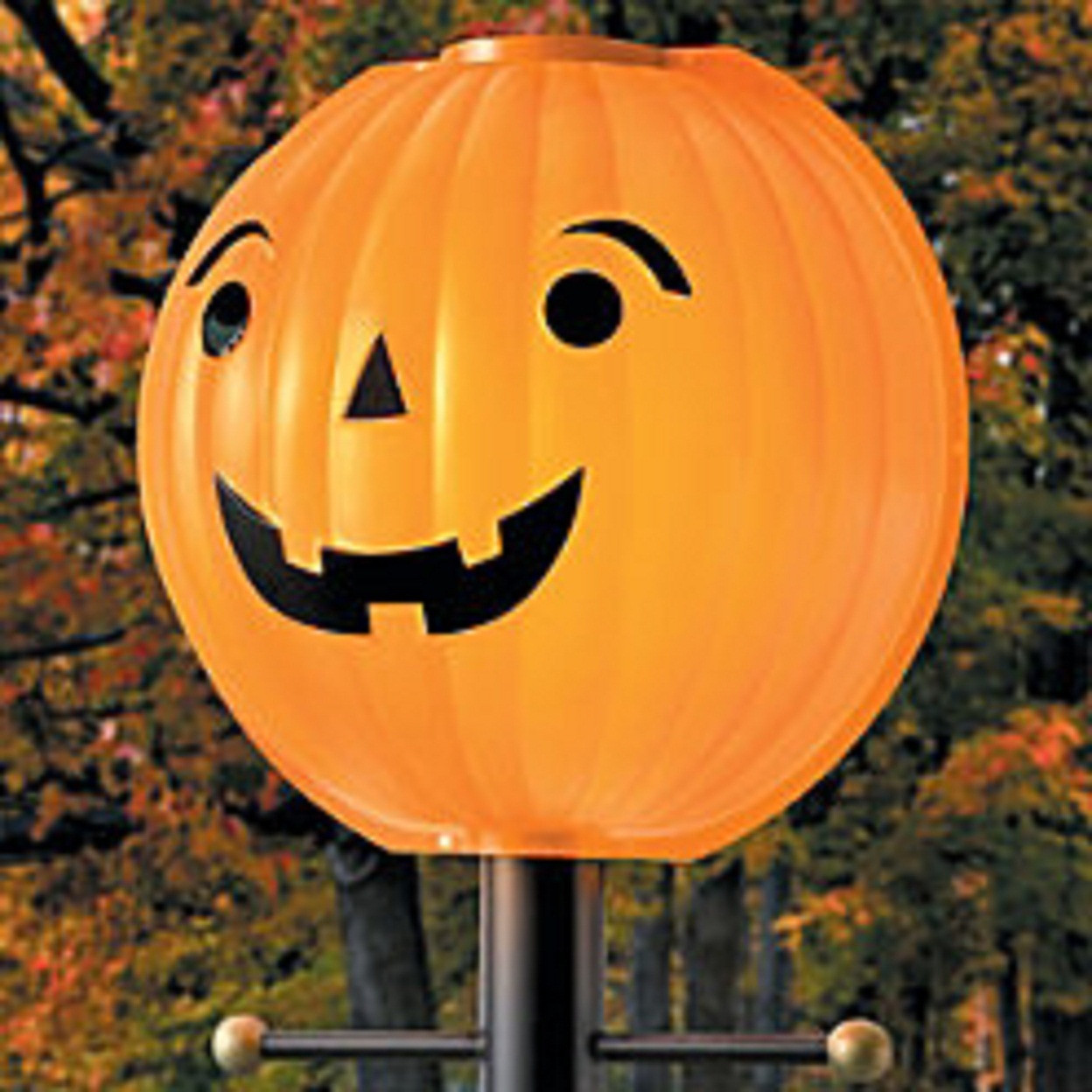 Halloween Lamp Shade Covers
 HALLOWEEN THANKSGIVING PUMPKIN JACK O LANTERN LAMPPOST