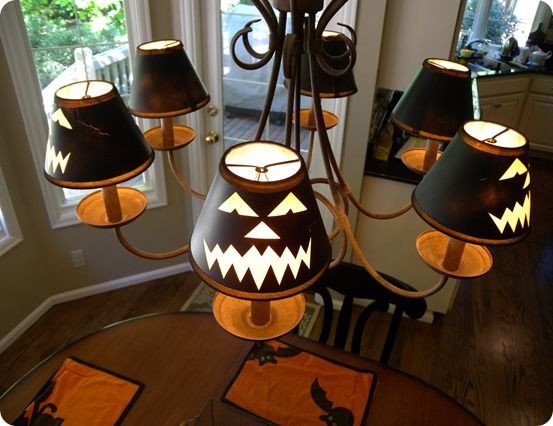 Halloween Lamp Shade Covers
 17 Best ideas about Lantern Chandelier on Pinterest