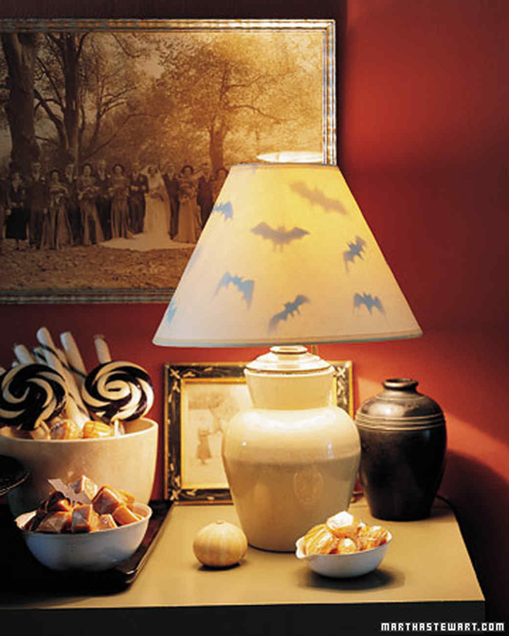 Halloween Lamp Shades
 Shivering Bats Shade