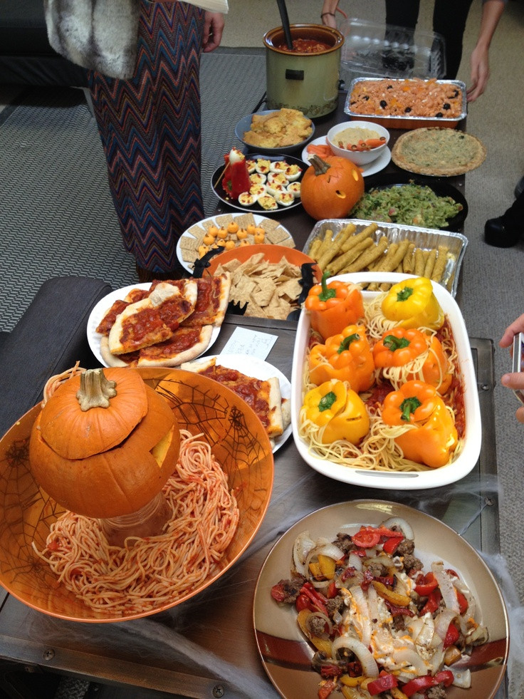 Halloween Office Party Food Ideas
 Halloween themed office potluck