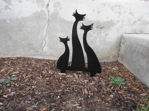 Halloween Outdoor Decorations Clearance
 Items similar to HALLOWEEN CLEARANCE Spooky Cat black