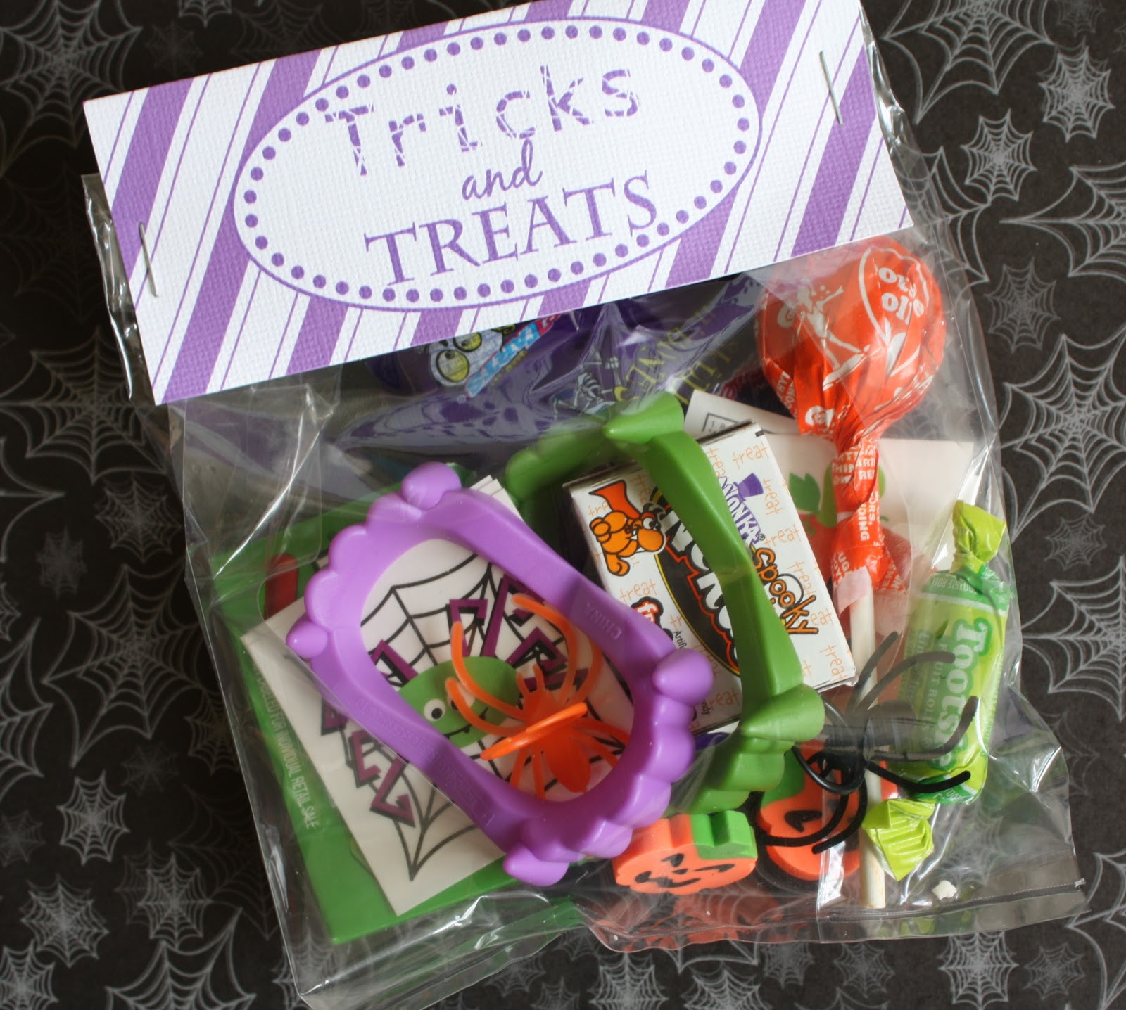 Halloween Party Bags Ideas
 christina williams Tricks & Treats Goody Bag Download