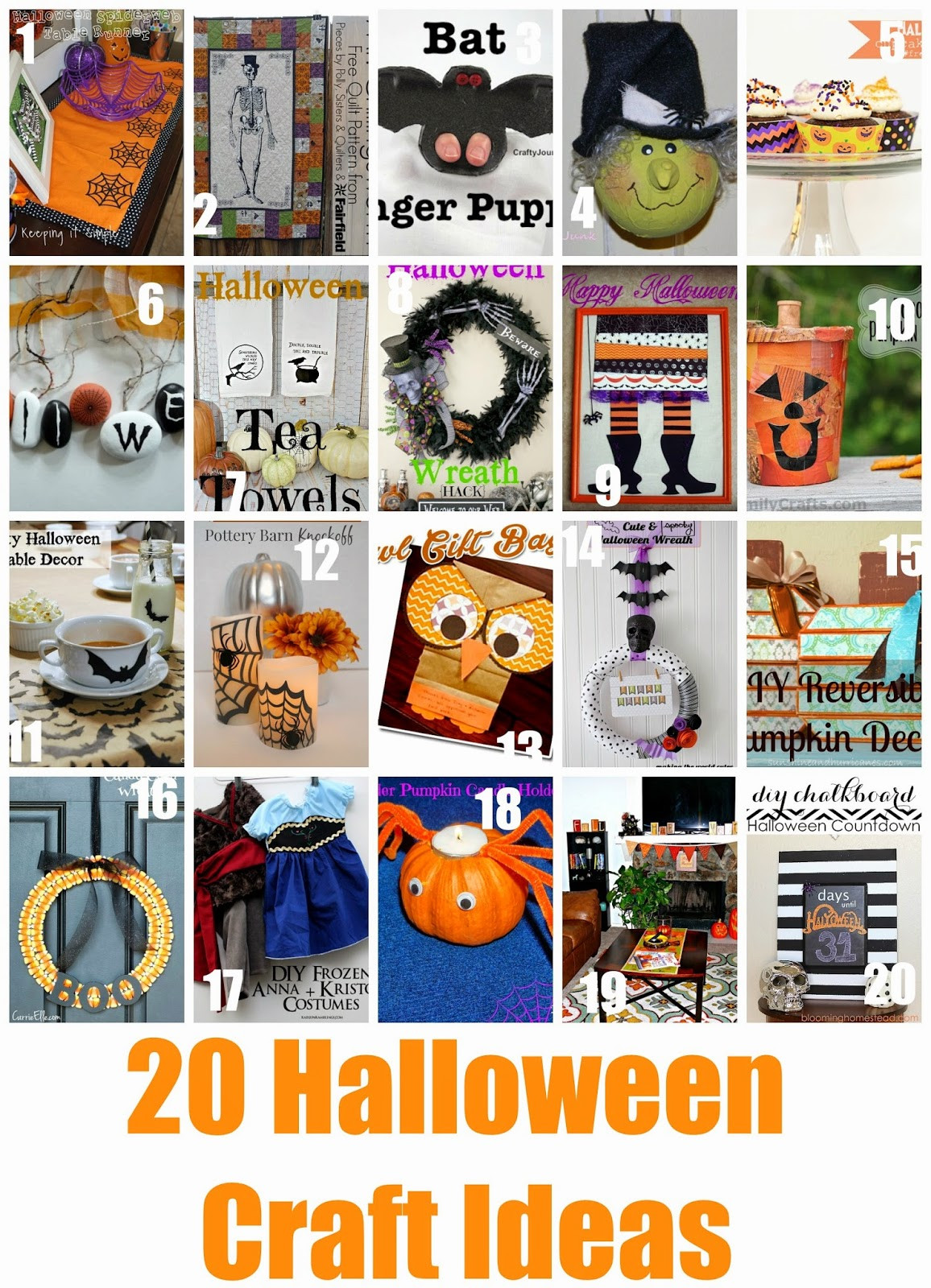 Halloween Party Craft Ideas
 Block Party 20 Halloween Craft Ideas Features Page 2 of