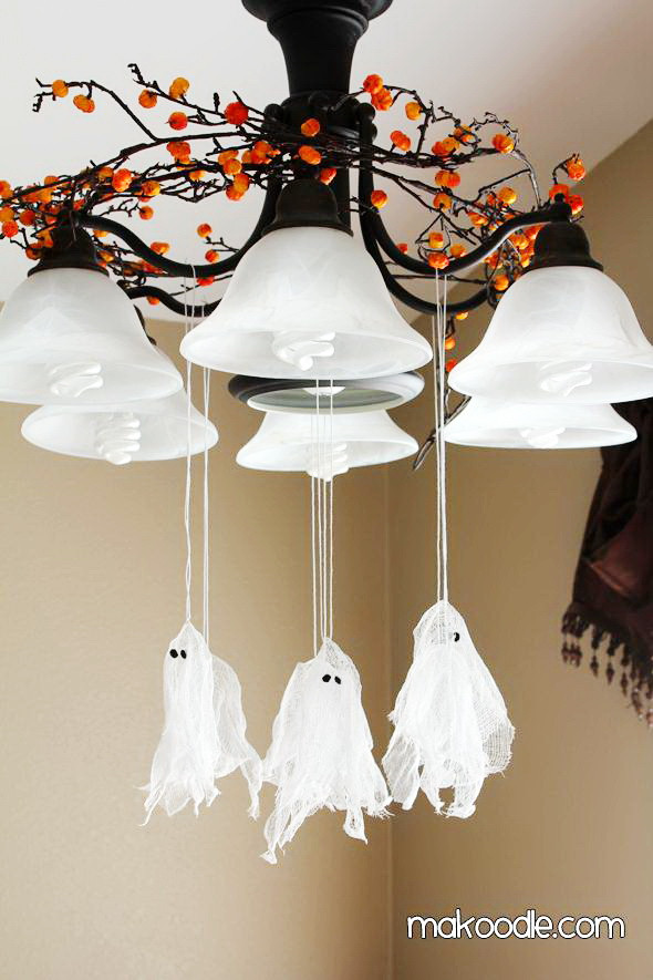 Halloween Party Decoration Ideas Cheap
 DIY Flying Ghost – Easy Halloween Party Decor Idea & Cheap