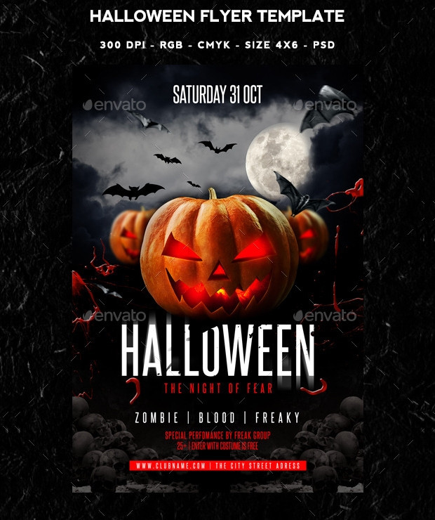 Halloween Party Flyer Ideas
 21 Halloween Flyer Designs and Templates Download